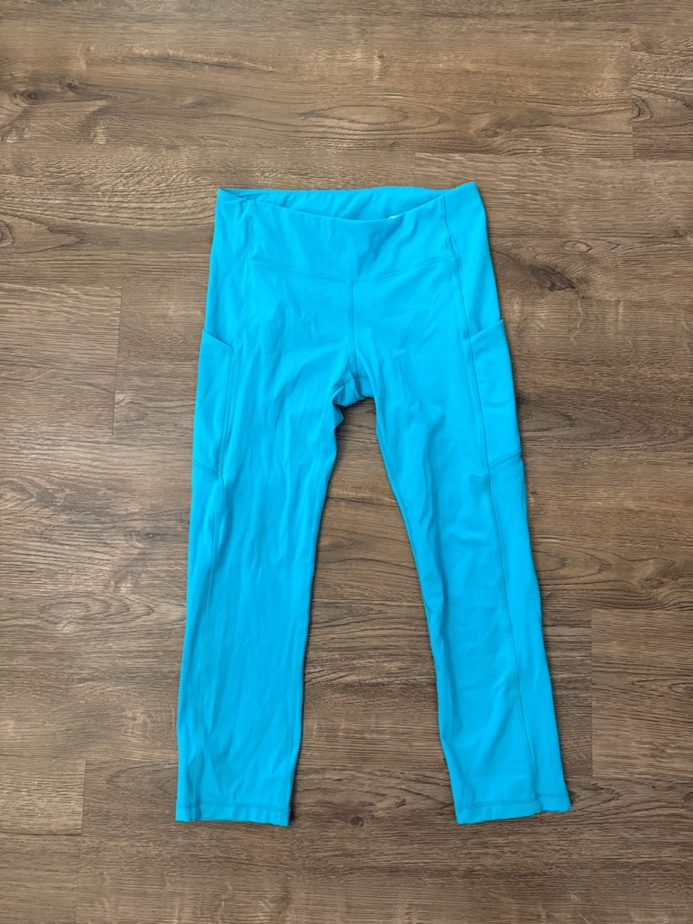 lululemon athletica Bright Aqua Active Leggings Size 6 - Picture 6 of 8